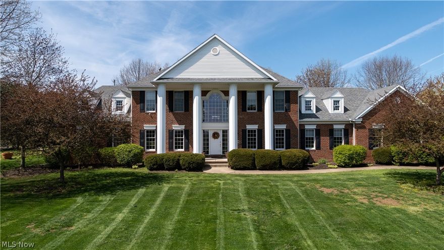 Imagine the most beautiful setting on 27+ acres on a hill watching the sunset!  Prestige built beauty offers spacious rooms, beautiful woodwork, solid wood 6 panel doors & crown moldings.  Open foyer leads you to a gorgeous 2 story family room with brick fireplace and wall of windows allowing for an abundance of light.  The formal dining room offers plenty of room for entertaining.  A cozy living room with pocket doors to office features a fireplace and built-ins - perfect for work/study.  First floor master ensuite offers 2 walk-in California closets w/full bath (double vanity, soaking tub and walk in shower).  The gourmet kitchen provides plenty of cabinet and granite counter space, island, walk in pantry, dbl oven & newer stainless steel appliances (2018).  Sliders will lead you to the lovely deck and stamped concrete patio and firepit.  First floor laundry/mud room & powder room complete the first floor.  Upstairs find the loft, 3 bedrooms (one could be a 2nd master suite), walk in