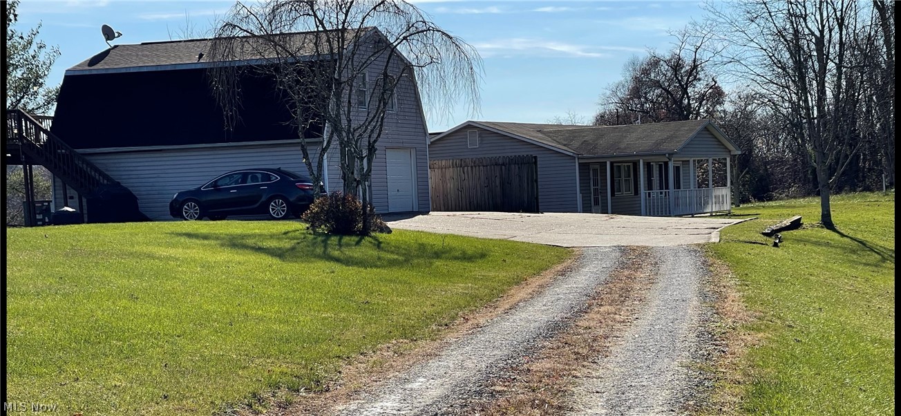 Come see this pretty three bedroom, two bath ranch style home located in the country not far from Parkersburg, Williamstown or Saint Marys. This house sits on a lot just shy of two acres. There is a garage apartment that could be used for extra income and a large two stall garage (one stall has been framed in for a man door but can easily be converted back). You could let those little ones play in the amazing yard or plant that garden that you've always wanted. Call today to schedule a time to see it. Hurry, it won't last long.