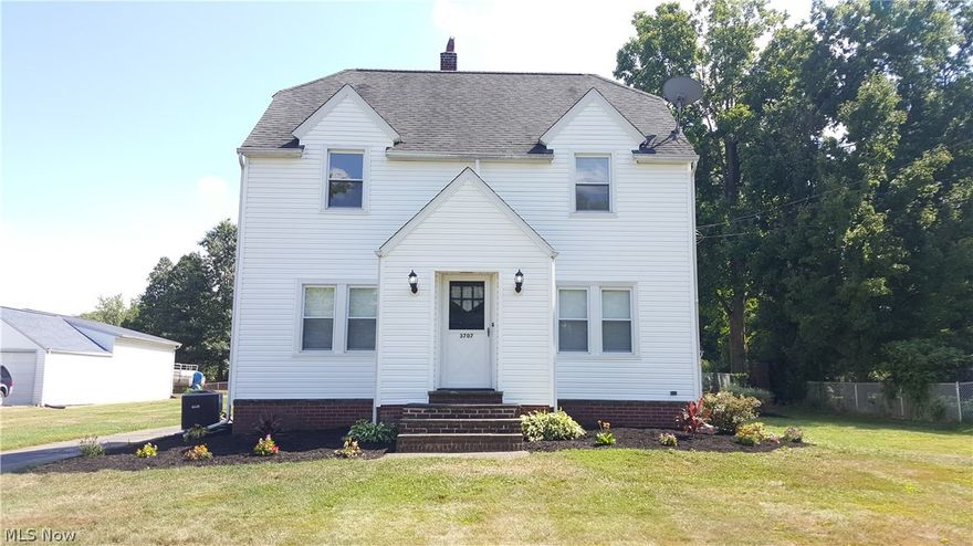 This large 2 bedroom home has much to offer. Fully remodeled kitchen in 2012 with high end cabinets and Cambria quartz counter-tops. It also comes with stainless steel Samsung appliances. The hard wood floors have been refinished in 2012 along with a remolded bathroom. Formal dining room with built in hutch. Could easily make this a 3 bedroom home as the Master bedroom has 4 large closets.  This house is in great shape with newer roof July 2001, boasts of dimensional shingles. Vinyl sided in 2001. Newer vinyl clad windows. Glass block windows. 2 sump pumps, new furnace and a/c in 2012. And did I mention home sits on a 1/2 acre flat lot with 2 car garage, shed, and place for a garden. New landscaping gives this home great curb appeal. This is a move in ready home. Free Home Warranty!