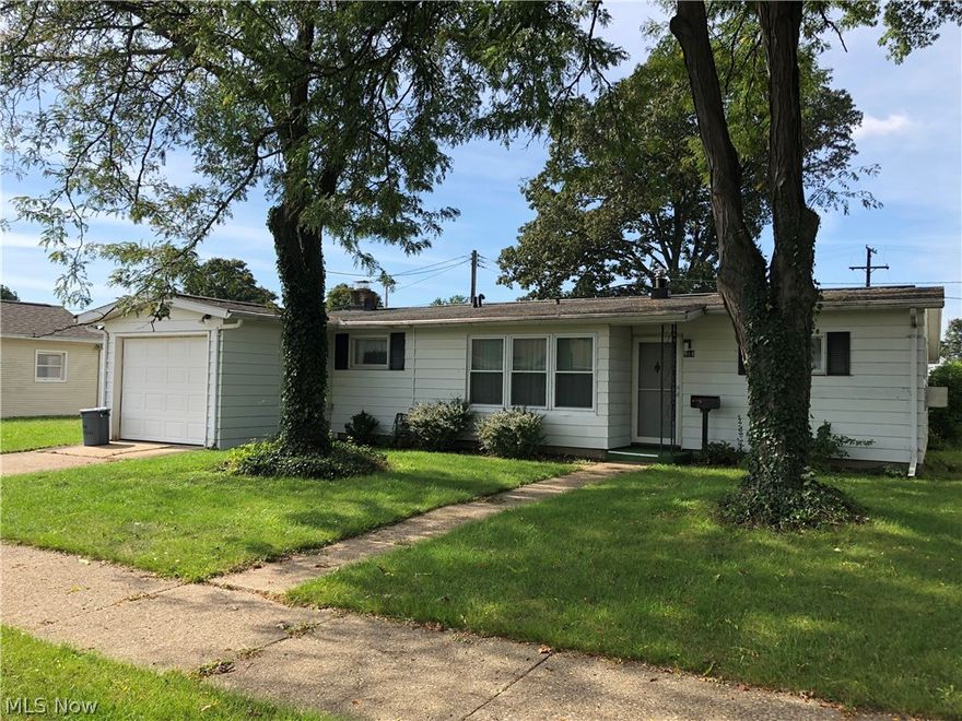 Darling home! Master bedroom with walk-in closet. Cathedral ceilings. Oak kitchen with formal dining room. Family room with stone fireplace. 2 additional bedrooms. A little TLC and this one is a keeper!