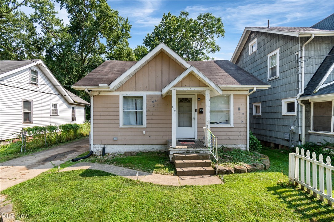 Welcome to 810 18th St NE, a beautifully updated roaring 1920s bungalow in the heart of Gibbs. The inviting living room features new laminate flooring and a cozy ventless gas fireplace, seamlessly flowing into a chef’s kitchen renovated and appointed with stainless-steel appliances, new countertops, sink, and faucet with a modern tile backsplash, new cabinets throughout and durable linoleum flooring, with an extended area for an eat in kitchen. Two peaceful bedrooms offer plush carpeting, while the refreshed bathroom showcases a new vanity, tub and surround, and toilet. Outside, enjoy a spacious fenced backyard with a flag stone patio and walk that leads to the garage with a new door and opener. The long drive and added stone also adds for convenient off-street parking. With efficient gas-fired heat that was also recently replaced along with new duct work, a newer gas hot water tank, and thoughtful finishes throughout, this move-in ready home combines historic character with today’s comforts. Schedule your private showing today!