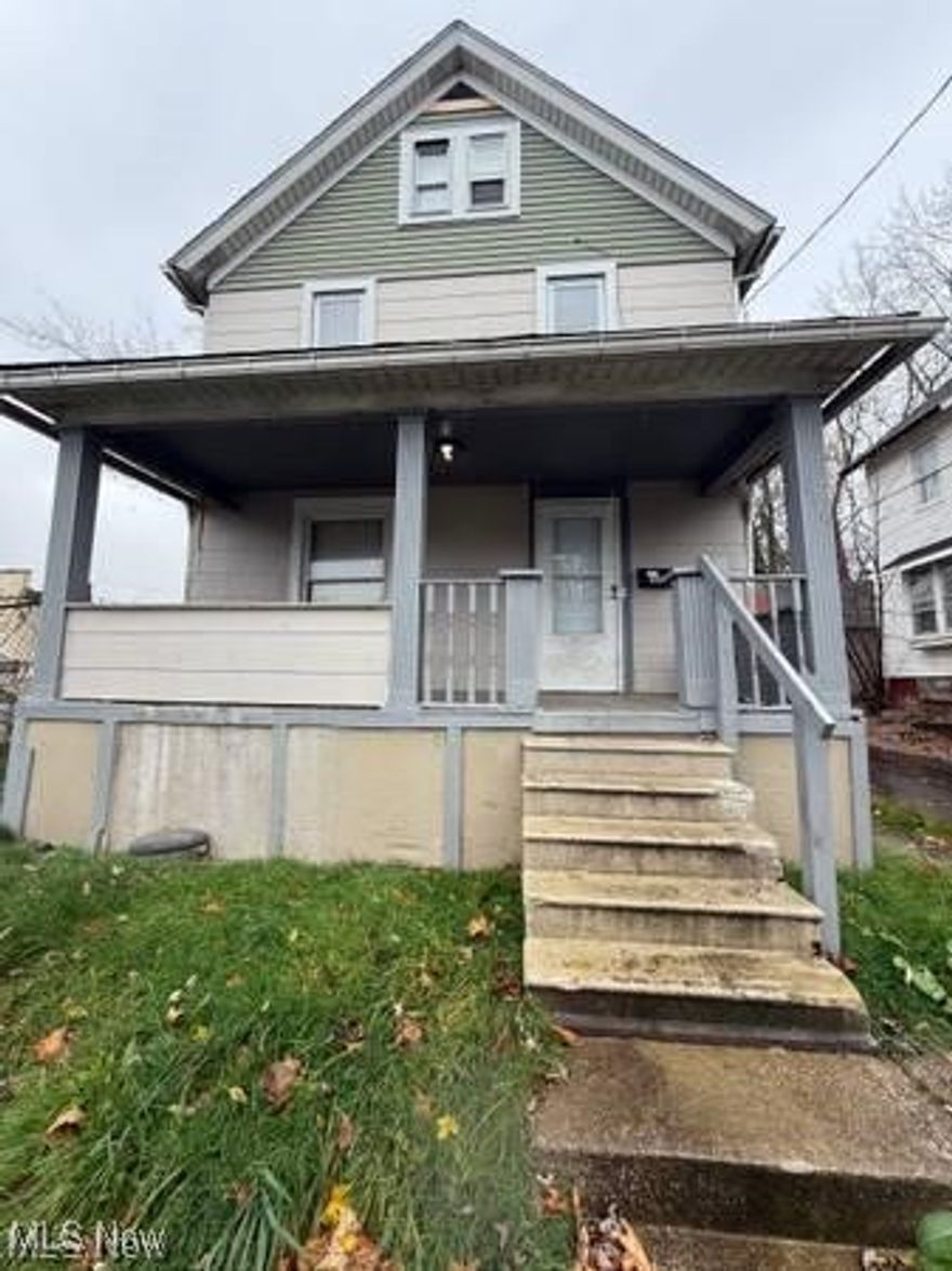 This home is 1 of 8 for sale as a package along with 2801 12th SW Canton,2824 9th Canton, 1057 Joy Akron, 973 Whittier Akron, 1214 Bellows Akron, 2058 16th Akron, and 852 Lawton Akron. Seller will not break up package. Total package $680,000.00 list price. This home Currently rented at $1224/month through 04/31/2026 and lease carries with sale.