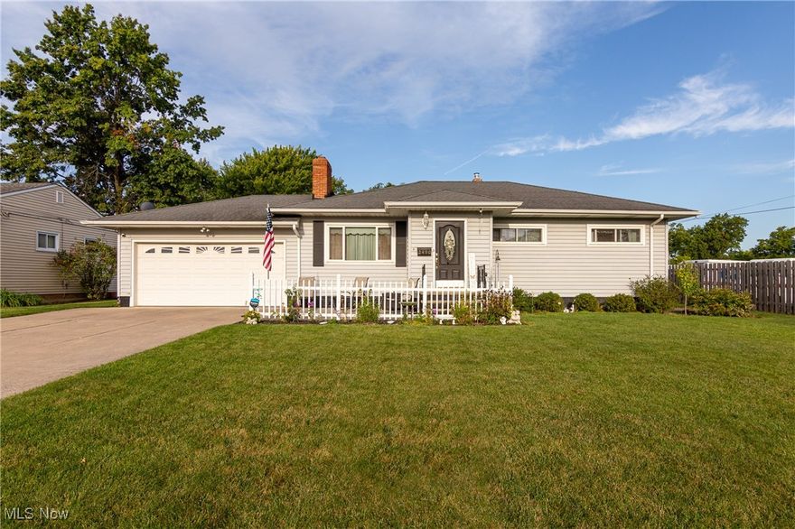 Welcome to this beautifully maintained 3-bedroom, 2-bath ranch, located in the heart of Rocky River! Featuring
beautiful built-ins and original hardwood floors throughout, this home exudes timeless appeal and character.
The spacious living areas offer plenty of natural light, while the enclosed porch provides a perfect space for
relaxation. Extend your living space in the full, partially finished basement complete with a full bath, laundry
room, a finished rec room with wood burning fireplace and a large, custom walk-in closet.
Several updates include: Furnace/AC (2021), Gutters (2019), kitchen windows (2019), upstairs shower enclosure
& flooring (2019), high toilets in both bathrooms (2023), garage door opener (2024), tuck pointed chimney with
new liner (2020) and carpet in basement (2021). The attached 2-car garage adds convenience, while the prime
location provides easy access to the highway, shopping & dining. Sellers are offering a 1-year home warranty, so
schedule your private showing today!