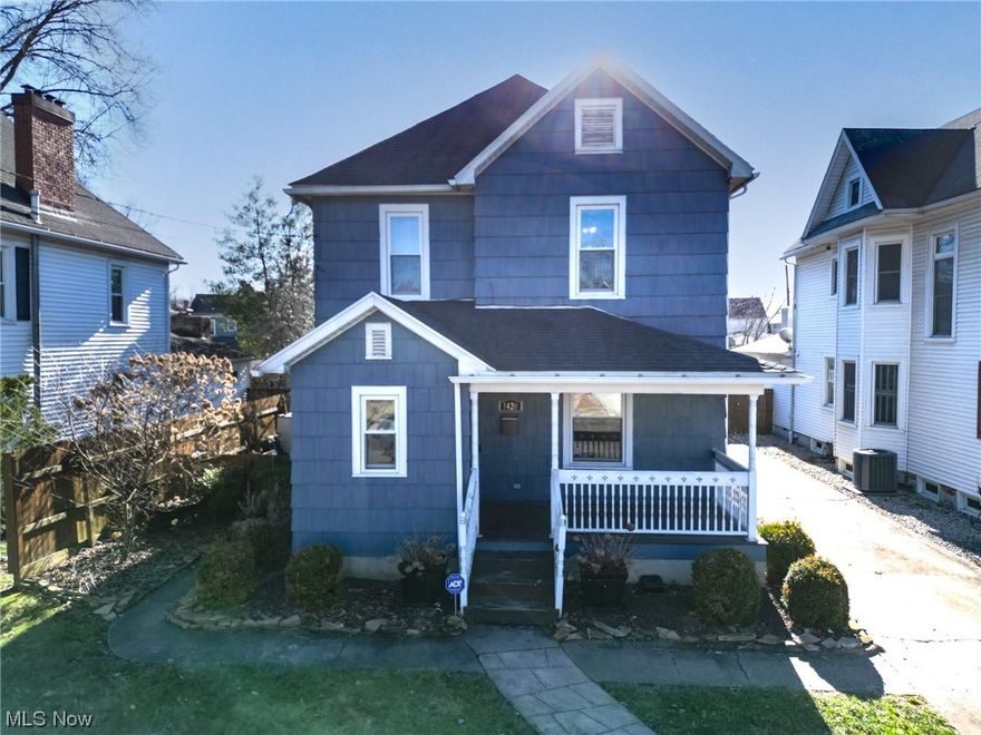 Welcome to this captivating traditional style home nestled in the Washington Ave Historical District. Boasting a blend of modern convenience and old-world charm, this home offers a warm and inviting atmosphere throughout. Upon entering the residence, you are sure to appreciate the formal living room boasting a decorative fireplace, large formal dining room space, the massive great room with a fireplace and two exits to the back deck and yard.  The custom, spacious kitchen features granite countertops, newer appliances, a beautiful backsplash, and large farmhouse sink. Also located on the main level is a conveniently located half bath. Upstairs you will find the four bedrooms and full bath. The primary bedroom on the back of the home is super spacious with ample closet space and an ensuite bathroom. This home also provides a great backyard entertaining area with a wood fence, adorned with old doors on the back side for added character! There was also a conversion completed of the detached garage into versatile living space (ideal for office, home gym, homeschool classroom, cabana, etc.).  This residence seamlessly combines modern amenities with timeless elegance, a convenient location, beautiful flooring and fresh paint, and offers a perfect retreat for comfortable living and entertaining. Don't miss the opportunity to make this enchanting property your new home.