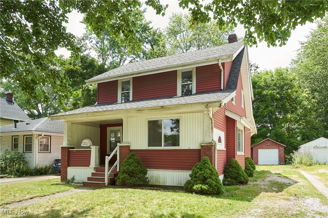 Newly updated 3 bed, 1 bath colonial in Akron. Updates include new roof, new carpet, light fixtures and updated bathroom. Laundry and full bath in the basement. Exterior features include, porch, enclosed porch and detached 1-car garage.