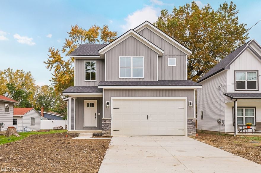 Check out this brand new construction home. This 3 bedroom 2 1/2 bath home offers a large foyer when you first enter with 2 story tall ceilings. First floor has waterproof luxury vinyl plank flooring throughout, living room and kitchen has an open floor plan with 9 foot ceilings, white cabinets, pantry, and views of the back yard. First floor also offers a large walk in mudroom off the garage, and ampule amount of storage. Upstairs are where the 3 bedrooms and laundry room are located with carpeting throughout except for baths and laundry room. 2 bedrooms have a jack and jill shared full bathroom with a bathtub/ shower. Master bedroom is large with tray ceilings, walk in closet and a full bathroom with his and her vanity, and a full size shower. This home also has an unfinished basement with 9' ceilings, and rough in plumbing for a future added bath/ bedroom/bonus area. There is plenty of room for a growing family. This home is in very desirable area only minutes from the heart of mentor and freeway. Set your showing up today!