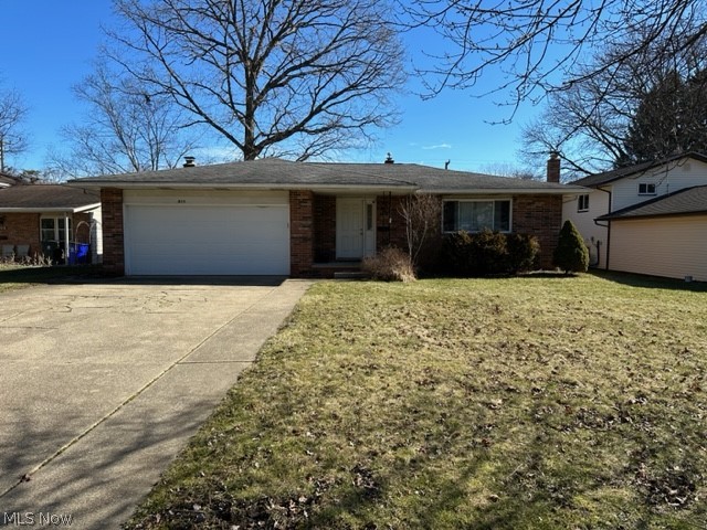 This ranch style home features both a living room and a family room. The family room boasts a fireplace and patio doors leading to the patio that overlooks the backyard. Open and spacious floor plan. Brick exterior offers ease in maintenance. The kitchen is located between the living room and family room, another convenience when entertaining. There are 3 full baths. The lower level has a recreation room and a room that can be used for multi purposes. Close to the university and downtown Kent.