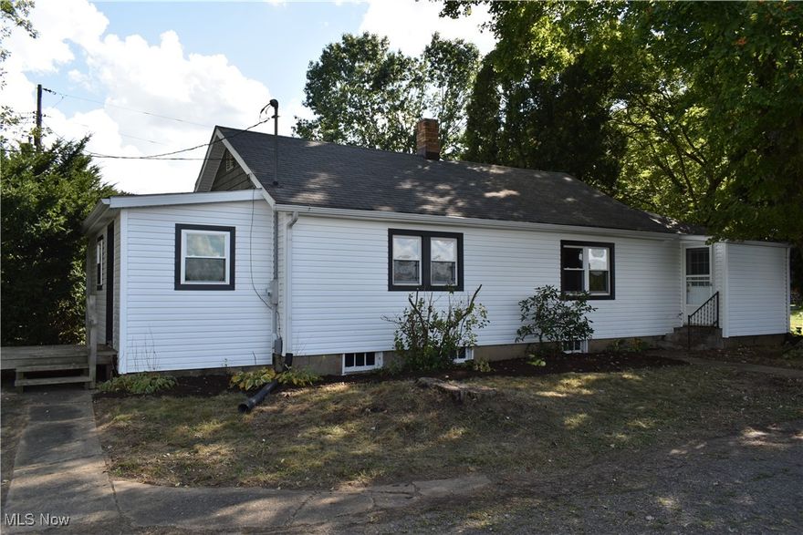 Checkout this completely renovated 2 bedroom, 1 bathroom ranch home located on over a 1/2 acre lot, which has views of the Walhonding River.  The updates of the home include, new kitchen cupboards and sink, new bathroom cupboards, vanity, shower/tub and toilet.  New flooring and paint throughout the entire main level of the home.  Newer windows, new vinyl siding and window trim.  New propane furnace and central air was added as well as ductwork.  The laundry area was moved to the main level.  New 20 amp receptacles and switches were added to the electrical box.  2 New garage doors were added to the 30 x 24 2 vehicle garage, with plenty of room plus room for a workshop or storage.  There is a enclosed 2nd level to the garage for additional storage.  Call today to schedule a showing of this home.