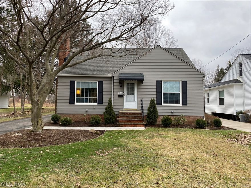 Welcome home to this charming beautifully updated Cape Cod that blends classic charm with modern comfort. Featuring 3 bedrooms and two remodeled baths. Foyer entrance with guest closet.  Second floor bath has heated floor and tiled steam walk-in shower. This move-in ready gem offers an open living area with natural light, gleaming hardwood floors throughout main living areas and a fireplace that sets the tone for relaxing evenings.The kitchen boasts stainless steel appliances, granite countertops, breakfast bar and pantry with mini-fridge. Furnace and A/C new in Sept. 2023. Glass block windows in Bsmnt.  Backyard offers a vegetable garden and large .56 Acre lot. Located close to shopping, schools, hospitals, parks, recreation  and easy access to freeway. Don't miss your opportunity to own this picture perfect Cape Cod! Move-in ready and waiting for you.