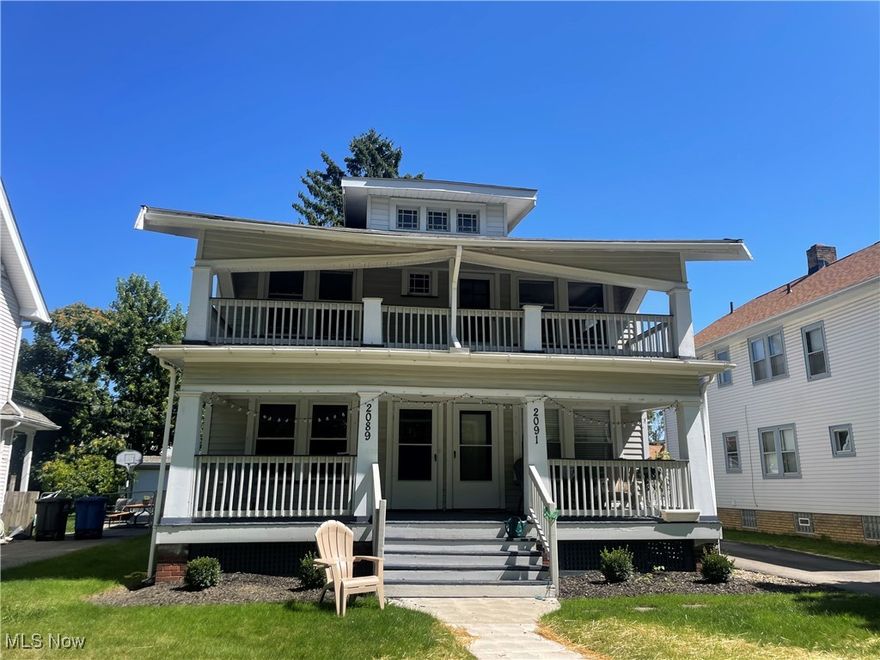 Perfect location in western Lakewood. Within minutes to the many local parks, shops, dining, night life and I-90. This unit comes with an updated kitchen with all the appliances, large dining room with the expected bench seating and built-in you'd find in Lakewood. Large living room, two nice sized bedrooms and a full bath round out the unit. The closets are all large for the period of construction. Large covered front porch to enjoy fresh air. There is a common patio in the backyard. Unit has it's own private storage area in basement, as well as laundry with washer and dryer. Driveway is shared with downstairs neighbor. One garage space is included with the rental.