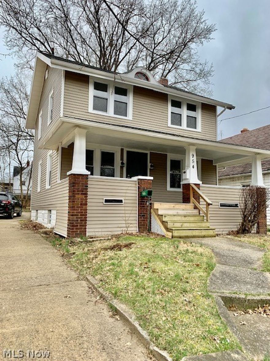 Beautifully updated house available for rent!  This wonderful home offers 4 bedrooms and one and a half baths.  Upon entry you'll find a spacious living room with decorative fireplace, open to the very spacious dining room with updated flooring.  The kitchen is fantastic with plenty of updated cabinets, counters and stainless appliances!  Plus, theres a little space that could be a great place for a mudroom area, desk or kitchen table!  Plus, theres the first floor half bath!  is a remodeled full bath and 3 great sized bedrooms.  Theres a charming front porch as well as a back deck! Updated paint and flooring throughout! Dont miss this one! All adult occupants must apply online for a credit, criminal and eviction history check plus income verification. $50 application fee.  No section 8, No smoking.