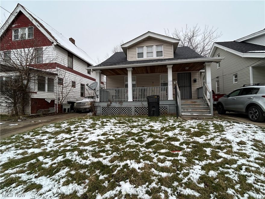 Investment opportunity! This is a 3 bedroom cape cod is located in the Corlett neighborhood. 1 bedroom is located on the main floor along with the full bathroom. Large backyard for your entertainment needs. As-is. Buyers/Investors you will need to contact an OH licensed, buyers agent, not the listing agent. Tenants monthly payment is $1K plus utilities, lease expires 11/30/24.

Portfolio Opportunity: 10211 Hilgert MLS 5009979, 543 E 108 MLS 5006511, 3900 E 140 MLS 500300