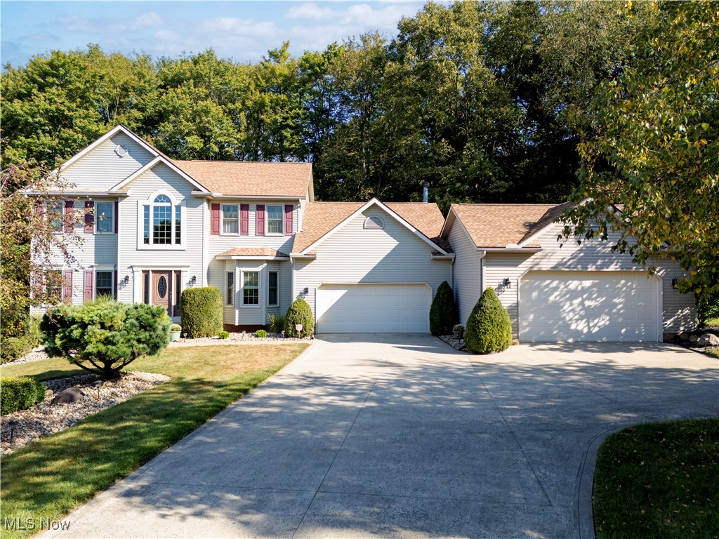 Impressive 2,900 Sq Ft Country Home on 2+ Acres – Just Minutes from Town! This stunning 2,900 sq ft home is perfectly nestled on a peaceful 2+ acre country lot, offering the best of both worlds—privacy, with the convenience of town just minutes away.
Outside you will enjoy the expansive composite deck, perfect for entertaining or relaxing while taking in the serene views. The partially fenced yard provides space for pets or play, while the oversized 4-car garage offers ample storage and room for all your toys and tools.
Inside, you’ll be welcomed by beautiful wood flooring, newer carpet, and a spacious layout. The kitchen features sleek Quartz countertops and updated appliances, connects to the large family room to gather! The generous room sizes throughout the home offer both comfort and flexibility. Enjoy nature from the sun-drenched 4-season room, where you’ll love the wooded views year-round. You will appreciate the dedicated office space that makes working from home both functional and comfortable.
Recent updates include Pella windows/doors, roof shingles, and a new deck—providing peace of mind and efficiency.
The walk-out lower level is ready for your finishing touches, with easy potential to create even more living space to suit your needs.
An optional adjacent 1.77-acre parcel is also available—expand your space or secure your privacy.
Don't miss this rare opportunity to own a truly special home in a prime country setting. Schedule your private showing today!