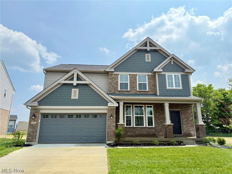 The Ashton by Elevate by Drees Homes – This stunning to-be-built home combines thoughtful design with modern functionality, perfectly tailored for today’s lifestyles. Situated on a very private, beautiful lot in Columbia Station, you'll enjoy peaceful surroundings just minutes from area shopping, dining, and local parks. The exterior boasts a three-car front-entry garage, while inside, the open-concept layout showcases an extended rear design that brings extra living space and style. The heart of the home is the spacious family room, which includes your choice of a gas or electric fireplace and a striking rear wall of windows that fills the space with natural light and frames views of your serene, private backyard. The gourmet kitchen is designed for both daily living and entertaining, featuring a generous island, pantry, and added cabinetry for extra storage and functionality. Upstairs, the home includes four well-appointed bedrooms, game room and highlighted by a private owner’s suite with a luxurious bath and oversized walk-in closet. A second-floor laundry room adds to the everyday ease of living. With a wide array of personalization options—including deluxe owner’s bath layouts, a private bath for the fourth bedroom or even a finished lower level—the Ashton offers unmatched flexibility and comfort to suit your family’s needs. Call today with any questions and to schedule your appointment for more details on how this home can be built for you!.