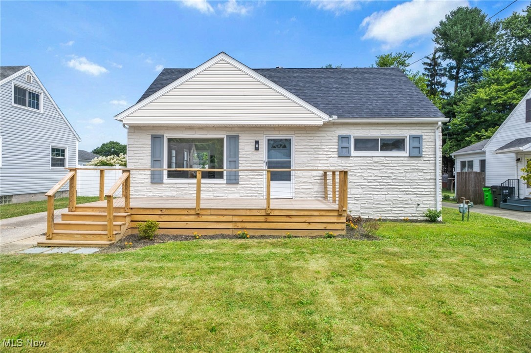 Welcome to 3763 Orchard located in the heart of Mogadore. This completely remodeled cape features 3-4 bedrooms with two full bathrooms a two-car detached garage and completely privacy fenced in back yard with inground pool perfect for entertaining or backyard getaway. Almost everything is new from the roof to the basement including Kitchen with appliances, both bathrooms, new hot water tank, LVT throughout the house, fresh paint and new pool pump, along with decks on the front and back too many more to list. Being located in a prime location allows for walking distance to schools, park and downtown amenities. Don't miss out on this one schedule your showing today