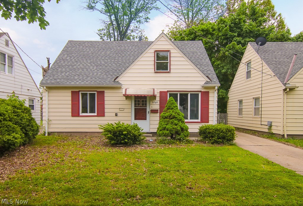 Really inviting and completely renovated bungalow in Old Brooklyn! 1 car detached garage, fenced yard, concrete rear patio and nice sized yard for outdoor entertaining. Beautifully painted interior with modern color scheme! Great flow through home, with cozy dining/eat in area in the semi-open concept floor plan leading to the updated kitchen. 1st floor laundry room that offers additional storage. New laminate flooring, and updated bathroom for added appeal. 2nd floor boasts large 3rd bdrm with beautiful woodwork, and convenient separation of space. Replacement windows, newer roof on house and garage and much more. Perfect for the 1st time home buyer. Won't last long!