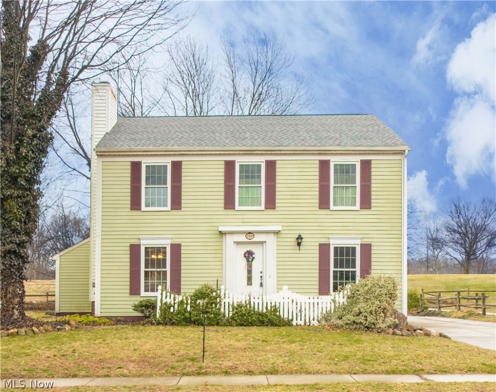 Charming Colonial situated in Kelsey Creek Estates overlooking the park. From the foyer entry, enjoy the spacious rooms throughout starting with the formal living room that opens to the formal dining room creating a nice open and airy space. Updated eat in kitchen with maple cabinets and laminate floors. Cozy first floor family room with a gas fireplace plus a 1/2 bathroom completes the first floor. Four very spacious bedrooms all with fresh paint and new carpet on the second floor and 2 full bathrooms. The lower level has a 28 x 20 rec room area and a third full bathroom . This home has been well maintained with new AC in '18, new roof in '07,windows in ‘19, furnace in '04,water heater in '13,and new gutters and downspout line to the street in '12. Plus there is a whole house water treatment/filter system and a Summit antennae bringing in plenty of tv shows to choose from. Call today to see this lovely home before it is sold!