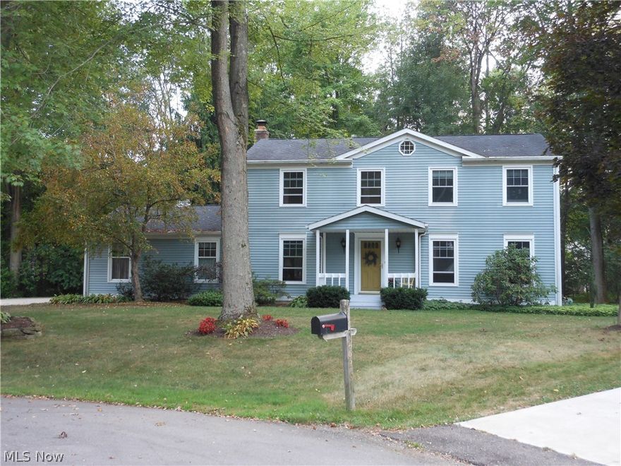 Beautiful 4 bedroom, 2.5 bath N.Canton home sits on large parklike  cul-de-sac lot.  Enjoy summer evenings sitting on the new 15x22 deck overlooking lovely landscaped yard full of perennials, trees.  White crisp kitchen was updated with new countertops, tile backsplash,stainless appliances. Open flowing design from kitchen into dinette  and  family room, with sliding glass doors leading out to deck.  Dinette has bay window, and there are real wood floors in kitchen/dinette area. Spacious family room freshly painted with lovely fireplace. New concrete drive in 2011, new vinyl windows in 2014. Newer carpet  in 2nd floor bedrooms. Newly updated guest bath. Extra dressing area with vanity and sink in 2 bedrooms. Over 2,000. Sq.feet with rec room and exercise room in basement. What a peaceful quiet setting but  10 min. from highways and shopping!