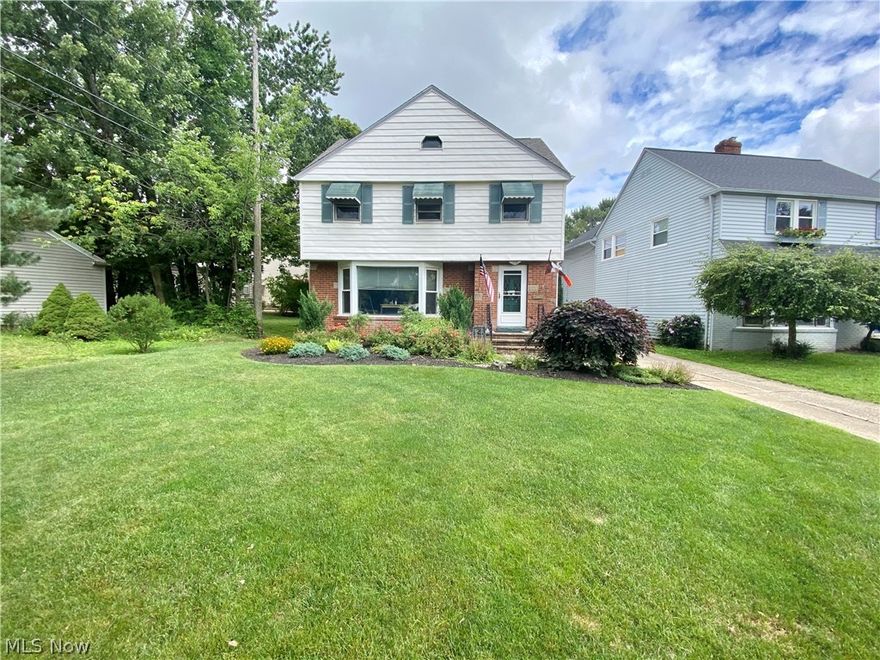 Large colonial in central University Heights. When you enter the home you will find a living room with an attached dining room. Off the dining area is a huge family room which open to the kitchen. The kitchen has been updated and has granite countertops. On the second floor you will find a full bathroom and 3 bedrooms of which one is the master bedroom. The master features 2 walk in closets. Continue to the third floor and find an additional bedroom and bathroom/shower. This home has lots of curb appeal and a large backyard with a beautiful patio to relax on.. Newer roof, newer, ac/furnace and exterior and interior waterproofing with a lifetime transferable warranty from Ohio State Waterproofing. Book an appointment now to see this wonderful loved home.