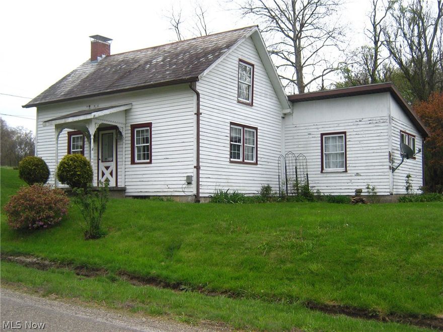 New Parcel Split not recorded as of yet-THIS IS FOR HOUSE AND 1 ACRE ONLY-Older Farmhouse with alot of potential!! Updated kitchen. 2 bedrooms on main level and loft style bedroom upstairs!
Peaceful setting with alot of perennial landscaping.1 car garage and carport.
With a little TLC this could be a darling home! Call Today for your private viewing!