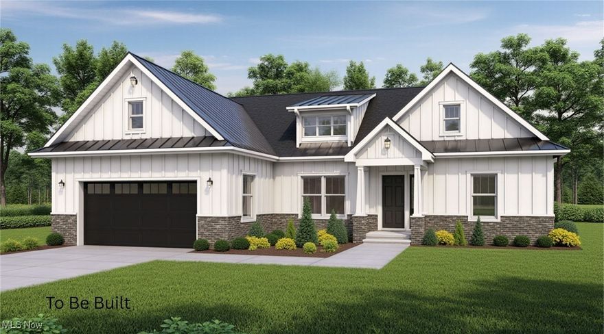 ***Model Home is located at 542 E Lakewood Dr, Canal Fulton, OH. 44614 and open weekly Saturday 12-2, Sunday 12-2 or by appointment***Phase 2 of Lakewood Estates in Canal Fulton is now open with 33 new lots available ranging from just under 1/2 acre to 2+ acre lot sizes with lot prices starting at $85,000, where Modern Home Concepts delivers energy-efficient, modern living paired with stunning architecture. These to-be-built homes feature an open-concept floor plan & high-end finishes tailored to today’s lifestyle. Build this 3 bedroom, 2 full & 1 half bath colonial style home with a first floor primary suite or 2nd floor suite with basement or ask about other opportunities to build in this development. Step into a spacious foyer leading to a home office. The large 2 story great room opens to a beautiful yard with optional covered patio & add a cozy stone fireplace, perfect for cooler months. The chef’s kitchen stands out with custom maple cabinetry, soft-close drawers & doors, a large center island, sleek quartz countertops, stainless steel appliances & a generous walk-in pantry. The owner’s suite offers a luxurious retreat with optional oversized tiled shower, soaking tub, dual vanities & a spacious walk-in closet. Head upstairs to two additional bedrooms (with options to add more bedrooms/baths) that share a full bath with dual sinks, quartz counters, and durable LVT flooring. Convenience is key with a mudroom and laundry room conveniently located on the main level. Also features an optional partially finished basement with a half bath or full, with the potential for a rec room, fourth bedroom & full bath in the unfinished portion. As an Energy Star® builder, Modern Home Concepts includes energy-efficient windows, solid core doors & quartz countertops as standard, along with a one-year builder warranty & a 20-year foundation warranty. Photos are for illustration purposes only. Call for more details! ***All Photos are for illustration purposes only***