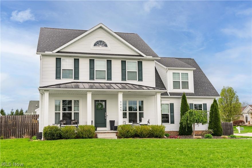 Welcome to this beautiful Colonial in the prestigious Shepherd’s Gate community, where this exceptional home commands attention from its prime corner position on a quiet cul-de-sac. Situated on a beautifully maintained lot with a fully fenced backyard, this property offers both privacy and presence perfectly complemented by a stunning covered porch designed for elevated outdoor living. From the moment you enter, you’re greeted by a light-filled, open-concept design that delivers both grandeur and comfort. Expansive living spaces flow effortlessly, anchored by a striking great room with a fireplace that creates a warm yet impressive focal point. The chef-inspired kitchen is spectacular, featuring gleaming granite countertops and an oversized island that invites gathering, conversation, and unforgettable entertaining. The main level offers refined versatility with a dedicated home office and an elegant front room ideal for formal dining or a sophisticated sitting area. Upstairs, the home continues to impress with a lavish owner’s suite designed as a true retreat and seamless access to a thoughtfully designed second-floor laundry room for ultimate convenience. Three generously sized additional bedrooms, one of which includes an oversized space perfect for a bonus room or playroom. Sunlight pours in through expansive windows, enhancing the home’s airy, upscale feel throughout. The lower level presents a blank canvas, already plumbed for a bathroom. This is more than a home, it’s a statement. A rare opportunity to own a property that blends elegance, functionality, and unforgettable presence in one of the area’s most sought-after neighborhoods.