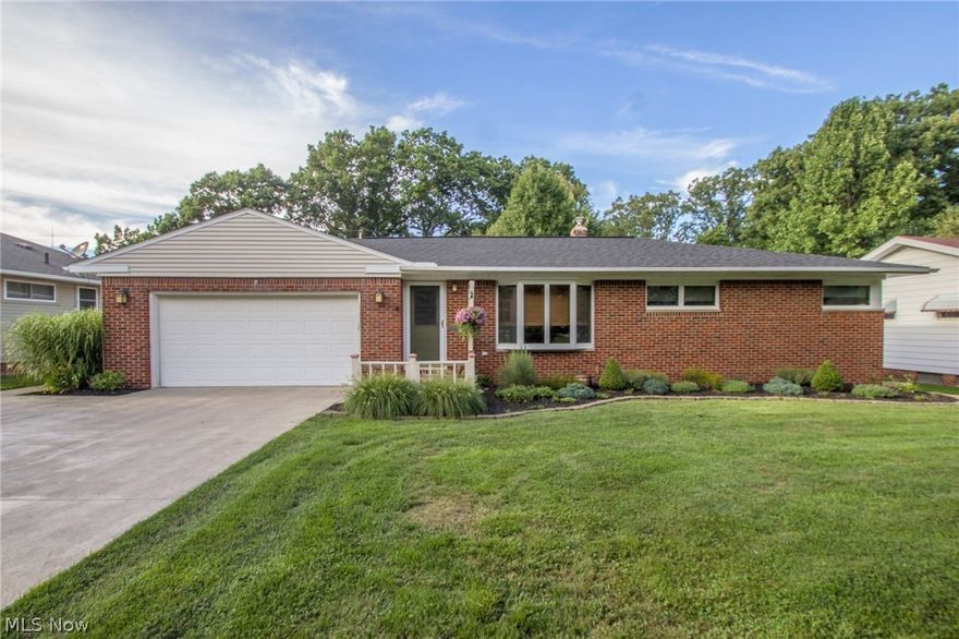 Get ready to Fall in Love w/ this Beautifully Updated Seven Hills Ranch. The classic brick front exterior, double wide driveway(2004) & lovely landscaping boasts attractive curb appeal! Inside you will appreciate the refinished oak hardwood floors(2009) & woodwork details that flow throughout the living areas & bedrooms. The desirable open layout makes entertaining & everyday living effortless; providing clear sight lines throughout the large living room w/ bay window, delightful dining room & family room addition(2009) w/ cozy fireplace & walls of windows. The tastefully remodeled kitchen(2006) showcases an abundance of Kraftmaid cabinets w/ soft close doors & drawers, pantry, ample prep space, beautiful backsplash, heated floors & dining area. The extended 22x12 master suite(2009) is sure to impress w/ walk-in closet & private, remodeled bathroom w/ walk-in shower, heated floors & convenient laundry closet. 2 more sizable bedrooms w/ generous closet space & 2nd remodeled bath complet