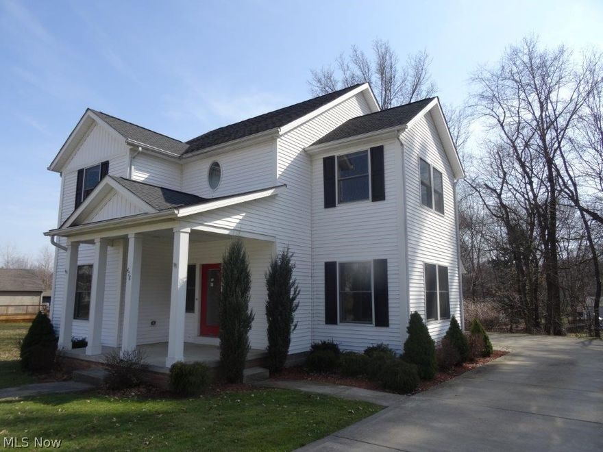 Recent price adjustment!  Newer colonial walking distance from campus!  This spacious two story has so much to offer - modern open floor plan with tons of natural light, first floor office and den, huge living room.  Upstairs you will find three ample sized bedrooms, master suite w/full bath.  2 car attached garage, full basement, nice outdoor space for entertaining, great wooded views.
