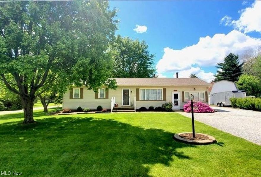 Check out this 2 bedroom Tuslaw Ranch! You'll love the updates this home has to offer. The floors throughout the whole home have been updated with luxury laminate. All new stained, solid-core interior doors. Updated baseboards, window trim, and paint throughout the whole main level. New electrical switches and outlets, as well as light fixtures/ceiling fans throughout. The main bathroom has been completely redone and features an oversized 72'' vanity. The custom ceiling and tile-work throughout this bathroom is easy to appreciate. Outdoor features of this home include a back deck that overlooks the beautiful 1/2 acre yard and don't forget about the garage that offers TONS of space, water available, and electric. The brand new lighting throughout the shop make it a perfect work space, or just a great hang-out spot. So much to offer with this one, don't let it get away!