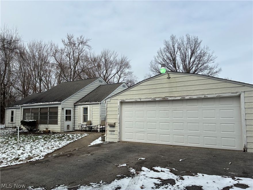 Welcome to this charming ranch-style home, perfectly situated on a spacious and private lot that offers both comfort and convenience. Inside, you'll find a generously sized living room along with a spacious kitchen, creating an inviting layout ideal for everyday living. The home, in addition to its two bedrooms and full bathroom, also features a convenient half bath located just off the laundry room, adding functionality to the space.

Step outside to enjoy the added benefits of a large garage and patio area, providing plenty of room for storage, hobbies, or gatherings. All appliances are included with the sale of the home, and immediate possession is available for a smooth transition.

Located just moments from local schools, this home offers a great combination of privacy and accessibility. Call for more details.