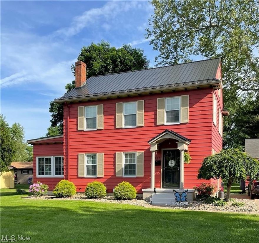 Welcome to this charming two-story colonial home sitting on .73 acres with a huge back yard that leads straight to the river with easy access. Think of all the FUN you could have kayaking, tubing, canoeing, fishing, and picnics or just sit and let the river mesmerize you. Now on the inside, you will feel the warmth and character of this home as soon as you walk through the front door. The first thing that you will notice is the gorgeous staircase. The living room with its hardwood floors and a propane fireplace, soak up the sun in the spacious sunroom, the dining room with hardwood floors and a window seat. Upstairs you will find the 3 bedrooms and the bath. Full, clean unfinished basement with potential. There is a fireplace and half bath in the basement that has never been used by current owner. Updates: New roof and windows in 2016. Newly painted kitchen cabinets with hardware - stained and sealed original hardwood floors - new pex piping for the washer and the bathroom - freshly painted sunroom and bathroom.