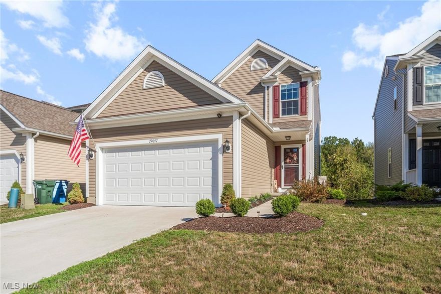 Welcome to this stunning home at 29097 Pembrooke Blvd in the heart of Olmsted Township. Built in 2022, this 3-bedroom, 2.5-bath home offers 1,612 sq. ft. of sophisticated design in a desirable low-maintenance community. The open-concept main level features a gourmet kitchen with granite countertops, premium stainless steel appliances, and seamless flow into the dining and living spaces. A cozy fireplace anchors the great room, creating the perfect setting for both elegant entertaining and relaxed evenings.
Upstairs, the luxurious primary suite impresses with quartz countertops in the spa-inspired bath and a spacious walk-in closet. Two additional bedrooms and a full bath provide comfort and flexibility for family or guests.
Set within a highly acclaimed Blue Ribbon school district, this home pairs elevated finishes with everyday convenience, all just minutes from shopping, dining, and major highways.