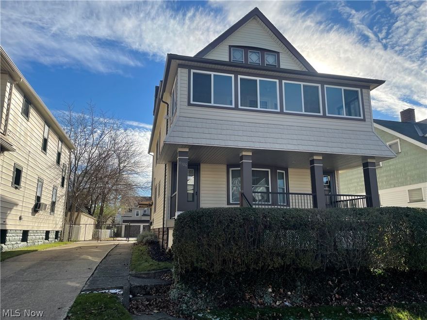 Clean and affordable lovely two family vinyl sided home offers so much & has exceptional curb appeal located in a great location of Newburgh Heights. Unit has 2 bedrooms, large living room, kitchen, with loads of storage & charm, refrigerator, stove and microwave included.Two car detached garage,  fenced in park like yard, w lots of green space and privacy to relax. A must see for all the details this home & property has to offer, easy access to area highways, parks, and downtown. Do not miss this one! 
Call listing agent to schedule appointment. Rental requirements:Credit score of 600+. 500 - 600 is considered conditional.Less than 3 items in collections, excluding student loan and medical. Monthly income of 2.5 times the amount of the monthly rent.Thorough Eviction Check. $50 Non Refundable App Fee for all Adults who will be occupying the property.Applications can only be completed online.Typical Security Deposit equivalent to one months rent, pending results of background checks. T