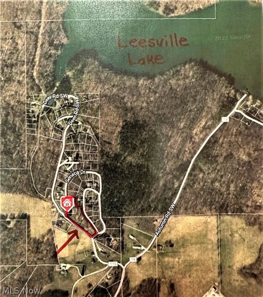 Looking for land in a quiet country location near Leesville Lake? Look no further!  Located on a dead end road, this 2.0 acre parcel is private land and has a gorgeous building site that offers beautiful countryside views. Lots of Frontage on Deer and Seneca Roads.Very short distance to Leesville Lake access. Property has a cement pad to either park your camper or place your storage shed. Some woods. Owners are retaining mineral rights. Surface rights will transfer.