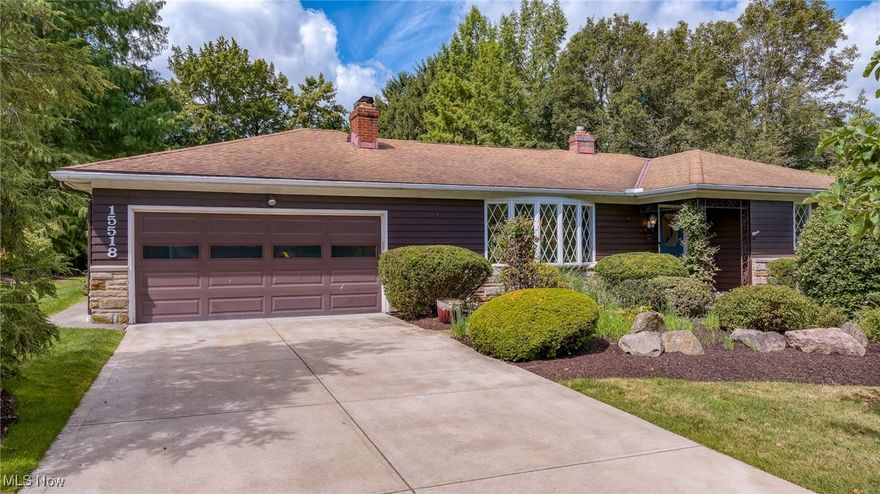 This 3-bed, 3.5-bath ranch includes numerous updates (LVP 2021, renovated guest bath 2019, repaved driveway/garage 2020) plus a finished lower level and sprawling secluded backyard with a huge covered patio & in-ground saltwater pool! The main level has two living spaces: a large fireplaced front room with a bay window; cozy family room with a half bath and patio access. Your extra-large dining room is ready for hosting, accommodating a 10-person table + hutch; adjacent closet for table leaves, etc. The eat-in kitchen has undercabinet lighting, an exhaust hood, and wall oven/micro with ceiling exhaust for extra ventilation. Situated away from other bedrooms, your owner's suite has considerable closet space, a sitting area, makeup vanity + sink, and ensuite bathroom with a new walk-in shower 2025. Flat ceilings throughout most of the main floor. Tons of finished space in the lower level! Adorned with rich wall paneling, there’s a pub room with a wet bar and charming decorative ceiling tiles, a rec room with a striking full-wall stone fireplace, a billiards area, and full bath. There are also two enclosed rooms: a massive tiled room--potential office, playroom and/or workout room with ext door; second room has a laundry area, work desk, and kitchen with a range for cooking holiday meals. Enjoy shaded outdoor living on your sprawling 462 sqft covered paver patio, with space for both relaxing and dining. Endless summer fun and refreshing relaxation await in your pool (new steel walls & liner approx 2021) surrounded by a stamped concrete patio, maintenance-free astro turf 2023, and gorgeous landscaping. Spectacular private backyard dappled with majestic old-growth trees extends roughly 218' behind the fence, with a large shed to keep lawn equipment out of the garage, plus open space for lawn games and a garden. Prime location--just a 4-5 min drive to SouthPark Mall & retail corridors, 5 min to I-71 and 7 min to I-80 for easy commuting, and 6 min to Metroparks!