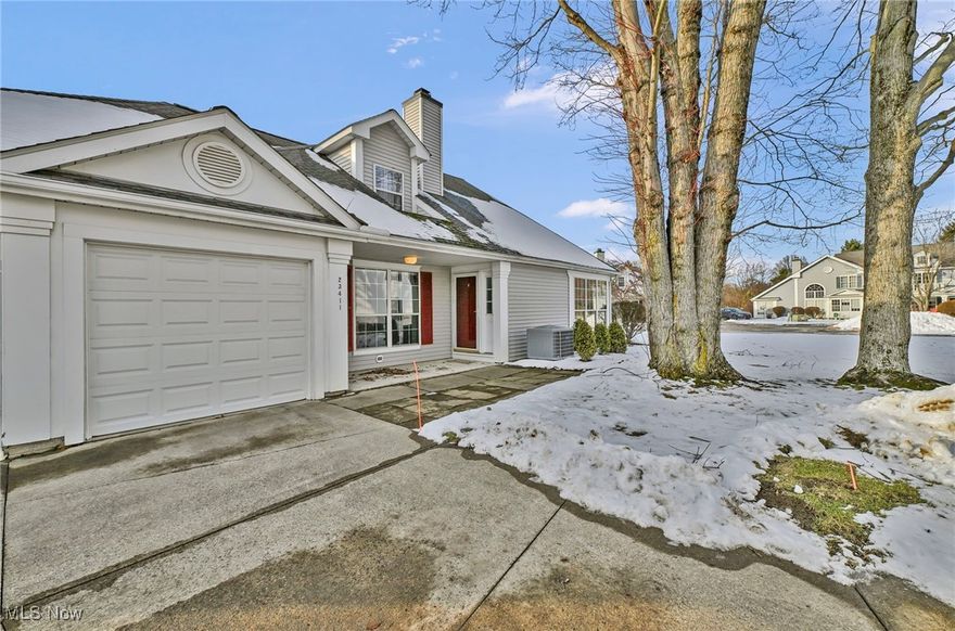 Welcome home to this beautifully updated two-story condominium nestled in Grist Mill Condo community in Olmsted Falls. This inviting residence offers two generously sized bedrooms and two full bathrooms, thoughtfully designed for both comfort and style.

The living room is a true showstopper, featuring a cozy fireplace and soaring cathedral ceilings that fill the space with natural light and create an elegant, open atmosphere perfect for entertaining or quiet evenings at home. The modern, beautifully renovated kitchen showcases a clean, contemporary design ideal for both everyday living and hosting guests. Additional highlights include convenient in-unit laundry and an attached garage for ease and security. 

Enjoy a low-maintenance lifestyle with an association that provides lawn care, seasonal spring and fall clean-up, snow removal, garbage service, gutter cleaning as needed, and roof replacement as needed. A perfect blend of comfort, sophistication, and maintenance-free living in a well-maintained community.

Don’t miss the opportunity to make this beautiful Grist Mill condo your next home!