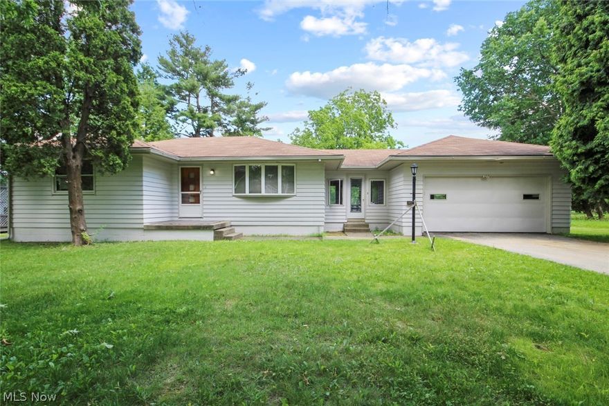 Looking for a big private backyard? This  home has over 1/2 acre for year round fun. Well-built ranch. Spacious rooms, freshly painted throughout, lots of closet space and full basement. Attached 2 car garage with new opener. One level living at its best. Convenient location close to shopping, bank, restaurants and Rt 11 access.