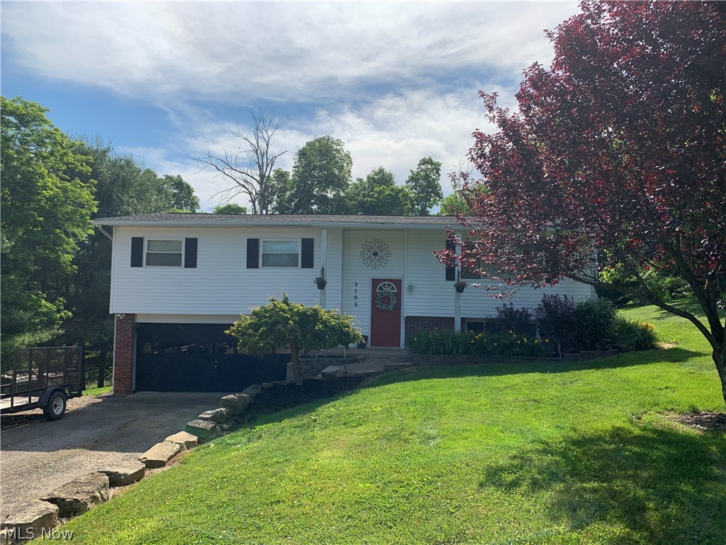 Don't wait to long. This home is located in Franklin Local School District with a country feel. This home offers three bedrooms and one bath all on the main level of the home. The kitchen and the dining area are open to each other with natural flow right into the main level living area. The basement has a sizeable laundry area and storage. There is large family room in the basement with a foyer or setting area before going out to the back patio area. You will love the quiet evenings on the elevated back deck off the main level dining area. You will want to see this one.