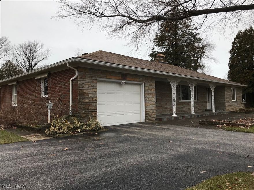 Outstanding quality in this 1-owner three bedroom brick and stone ranch that features a large kitchen, wood floors under carpet, sandstone gas fireplace in the living room plus a wood burning fireplace in the basement. Half bath in the basement as well. Newer roof, replacement windows and a 1 car attached garage set on a deep lot that measures over 1.25 acres. Within a short walk to Conneaut Twp park and Lake Erie. Better hurry on this one........