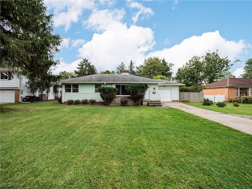 Hidden Valley Ranch might be delicious, but THIS PLEASANT VALLEY RANCH IS EVEN MORE APPETIZING!!  That’s right:  1717 West Pleasant Valley is on the market and awaiting your visit! Nestled away in Parma’s cozy and coveted southeastern border, this ravishing ranch boasts two beautiful bedrooms, one breathtaking bathroom, and a kaleidoscope of dazzling features.  From the moment you approach the property, you’ll find the entire lot to be massive and marvelous.  Inside, the radiant living room (which is so often illuminated with natural light beaming in through the massive front windows) figures to be exactly what you’ve always craved. Don’t forget about that original, fetching flooring underfoot as you make your way to the dynamic open kitchen.  (Mmmm.  How delicious.)  The bedrooms are roomy and restful, and the bathroom is sharp and splendid.  Below deck, you’ll find the full, partially-finished basement to be the ideal canvas on which to create.  Add in a perfect patio out back, a fully-fenced-in backyard with a pool and shed, an oversized one-car garage, a new hot water tank, a new washer and dryer, and new gutters, and there’s only one thing left to ask:  When are you coming “home”?