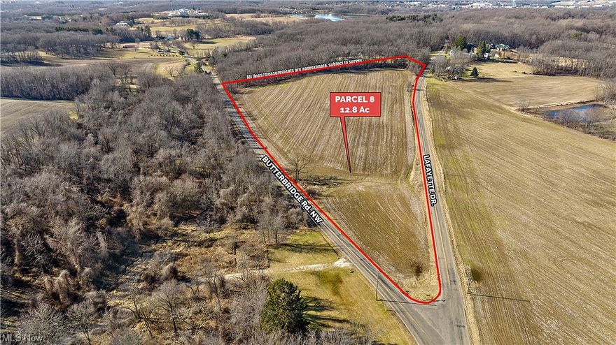 Rare Real Estate Opportunity! 471 Acres of Land. All Adjoining. To Be Offered In 23 Parcels From 5 Acres To 47 Acres Each. Jackson School District. Northwest School District. Farmland Parcels. Wooded Hideaway Parcels. Ideal Country Size Future Homesites. Timber And Gravel Potential. Live On-Site Auction with Online Simulcast Bidding Available. ABSOLUTE AUCTION, all sells to the highest bidder(s) on location. ONLINE BIDDING BEGINS WEDNESDAY, APRIL 5, 2023 - 12:00 PM and AUCTION LIVE ON-SITE BIDDING WILL BEGIN SATURDAY - APRIL 8, 2023 – 11:00 AM. From its hilltop panoramic views to wooded valleys and open farm fields, this property will take your breath away. There are four homes in need of renovation. Land has frontage on Butterbridge Rd., Lafayette Dr., and Crystal Lake Ave. It’s rare to find this size parcel of land all connected in such a convenient location. The seller is NOT reserving any mineral rights! What they own will transfer to you! Land is an investment you can enjoy while