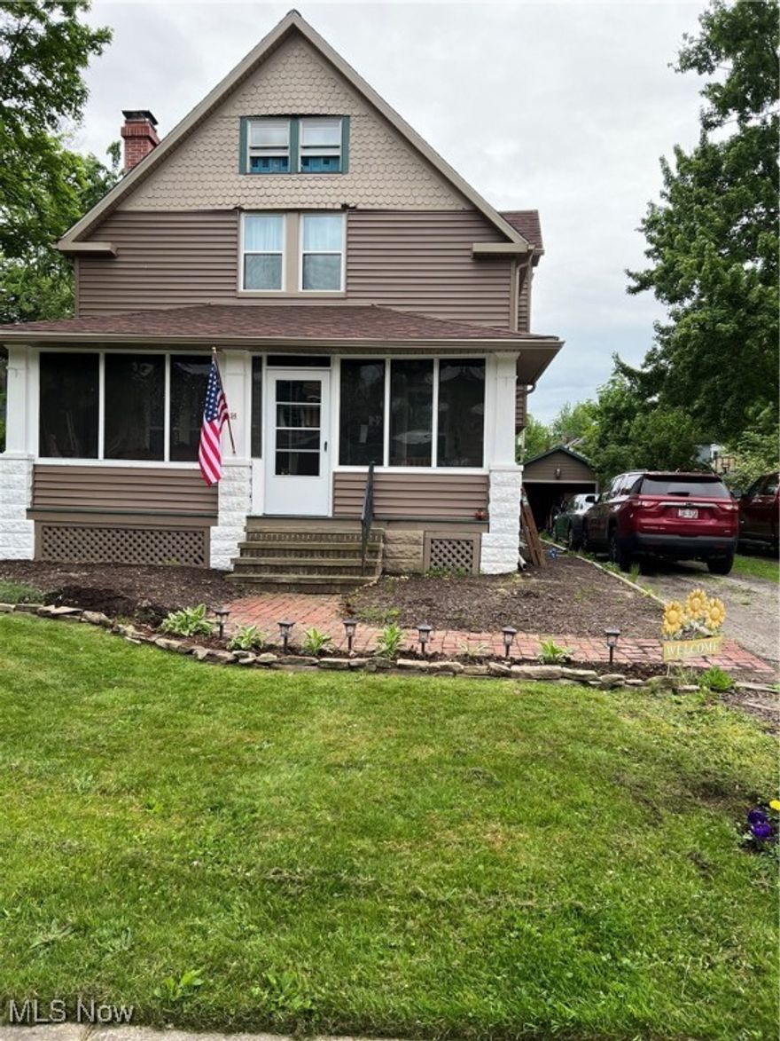 This is a great opportunity for a large family home in the historical area of Berea, This 3 bedroom 2 bath property boasts 1740 sq, ft of living space. The entire home has been updated in and out without losing Architectural charm. Beautiful hardwood floors throughout with fireplace and bonus room on first floor. Newer roof, furnace, vinyl siding and new privacy fence. Deck off kitchen adjacent to an all glass atrium for pottery and plants. The entire interior painted in new trendy colors. Back yard has been professionally landscaped with new pool above ground and new added fire pit. You also have full basement partially finished with laundry center and work shop, Don't miss seeing this property to make your own. All appliances are staying with property!!