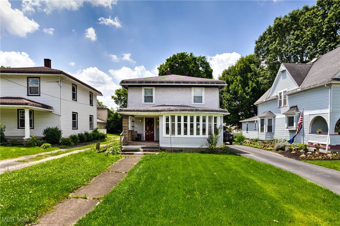 Charming 3-Bedroom Home with Timeless Character & Modern Updates:
Step into a perfect blend of historic charm and modern convenience with this beautifully renovated 3-bedroom home, originally built in 1916. Thoughtfully updated while preserving its unique character, this home features some original built-ins that add distinctive charm and functionality. The living room showcases restored hardwood floors that highlight the craftsmanship of the era, while luxury vinyl flooring adds durability and style to the updated kitchen and formal dining room. Upstairs, plush luxury carpeting leads the way to three spacious bedrooms, creating a cozy retreat for rest and relaxation. The formal living room opens gracefully through classic French doors into both the formal dining room and a heated and cooled 4-season room, complete with a stunning wall of windows that flood the space with natural light year-round, perfect for enjoying your morning coffee or unwinding for the evening. The kitchen will make weeknight meal prep more enjoyable- equipped with updated appliances, soft-close cabinetry, and a bonus room off the kitchen that could make a walk in pantry dream, come true. Conveniently located just minutes from shopping, dining, fitness centers, and more, this home offers the ideal combination of comfort, style, and accessibility. Don’t miss your chance to own this unique gem, schedule your showing today!