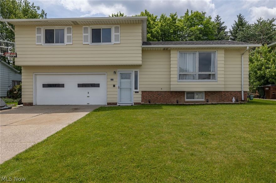 Spacious Split level located in a quiet and desirable area of Parma. This 3+ bedroom, 1.5 bathroom home has much to offer with a convenient attached 2 car garage, updated kitchen (2017) w/granite counter tops and stainless steel appliances, 2017 both bathrooms updated and the windows were replaced (with exception of the front picture window) and in 2021 a tankless water heater was installed. The backyard is fully fenced and there is a deck for entertaining or just hanging out! The Lower Level has a possible 4th bedroom or family room. The laundry/utility room also is home to a 2nd shower. Just add your finishing touches and make this your home!