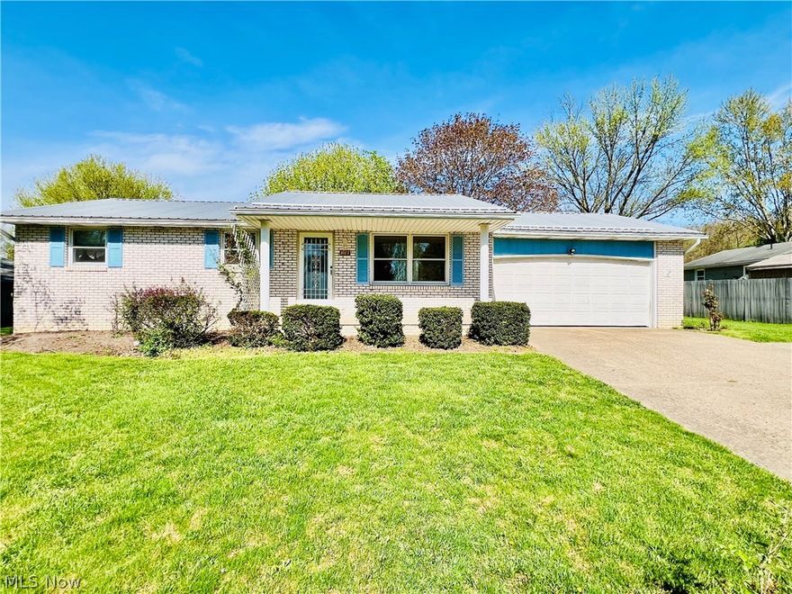 Welcome to your charming ranch in the heart of Bolivar, Ohio! This three-bedroom, 1.5-bathroom home offers the perfect blend of comfort, convenience, and outdoor enjoyment. As you step inside, you're greeted by a cozy living space filled with natural light, perfect for relaxing with family or entertaining guests. The adjacent dining area provides a seamless flow for gatherings and meals. The open-concept kitchen has its ample counter space and storage options. Adjacent to the kitchen, a sliding door leads to the covered deck, where you can unwind and enjoy the serene views of the expansive backyard. Speaking of outdoor enjoyment, this property boasts a spacious and well-maintained yard, ideal for outdoor entertaining, gardening, or simply soaking up the sunshine. The covered deck provides the perfect spot for alfresco dining, rain or shine, while the patio out back offers additional space for relaxation and recreation. For those who love to tinker or need extra storage space, the two-car attached garage provides plenty of room for vehicles and tools. The clean and spacious basement presents endless possibilities for a future rec room or additional living space and provides additional storage. With a durable metal roof designed to withstand the elements, you can enjoy peace of mind knowing your home is built to last. Don't miss out on the chance to make this wonderful ranch-style home your own!