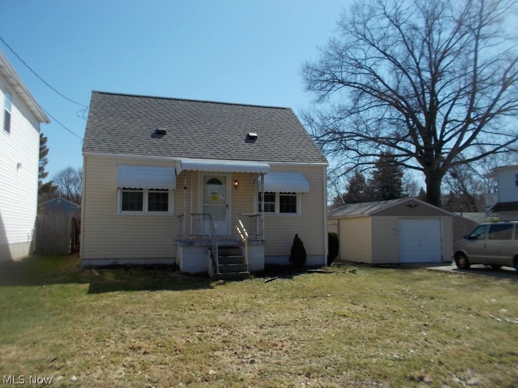 Nice 2 BR Ellet Cape. Deck overlooks a nice Fenced in Backyard. 1 Car Garage. Full Basement. Don't miss out on this very affordable living! This is a Fannie Mae HomePath Property.