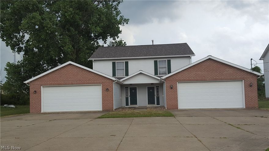 ONLY DUPLEX ON THE MARKET LIKE THIS ONE IN MEDINA. 2 BEDS, 1.5 BATHS AND 1229 SQ FT EACH SIDE. BRICK AND VINYL EXTERIOR, 2 CAR ATTACHED GARAGES WITH OPENERS AND CEMENT PRIVATE PATIOS OFF LIVING ROOM. BOTH ARE EMPTY BUT BY DESIGN WHILE LISTED FOR SALE HAVE NEVER HAD A PROBLEM KEEPING THEM RENTED