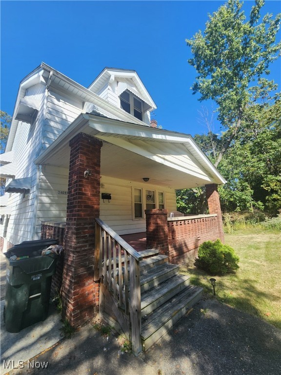 Welcome to 24691 Hawthorne Avenue in Euclid, a charming three-bedroom home nestled on a quiet, private dead-end street that backs up to peaceful wooded green space. This home offers a wonderful opportunity for both investors and owner-occupants alike. Featuring beautiful hardwood floors throughout, the home exudes warmth and timeless character. The kitchen provides a blank canvas, ready for you to design and create the space of your dreams. Whether you’re looking to add value through updates or move in and make it your own, this property offers plenty of potential. Enjoy the serenity of a quiet neighborhood setting while remaining just minutes from parks, schools, shops, dining, and major routes. This Euclid gem offers the perfect combination of privacy, convenience, and possibility — don’t miss your chance to see it today!