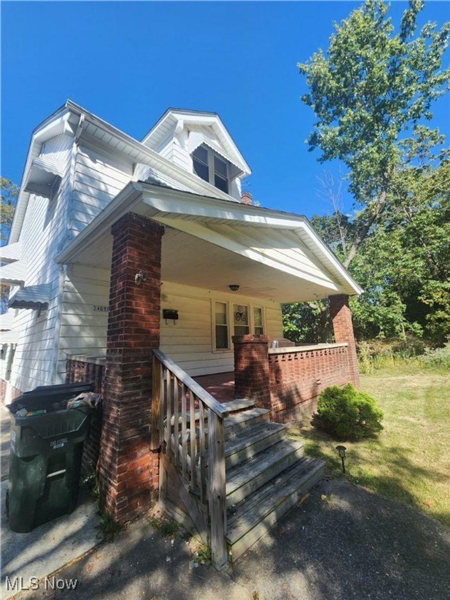 Welcome to 24691 Hawthorne Avenue in Euclid, a charming three-bedroom home nestled on a quiet, private dead-end street that backs up to peaceful wooded green space. This home offers a wonderful opportunity for both investors and owner-occupants alike. Featuring beautiful hardwood floors throughout, the home exudes warmth and timeless character. The kitchen provides a blank canvas, ready for you to design and create the space of your dreams. Whether you’re looking to add value through updates or move in and make it your own, this property offers plenty of potential. Enjoy the serenity of a quiet neighborhood setting while remaining just minutes from parks, schools, shops, dining, and major routes. This Euclid gem offers the perfect combination of privacy, convenience, and possibility — don’t miss your chance to see it today!