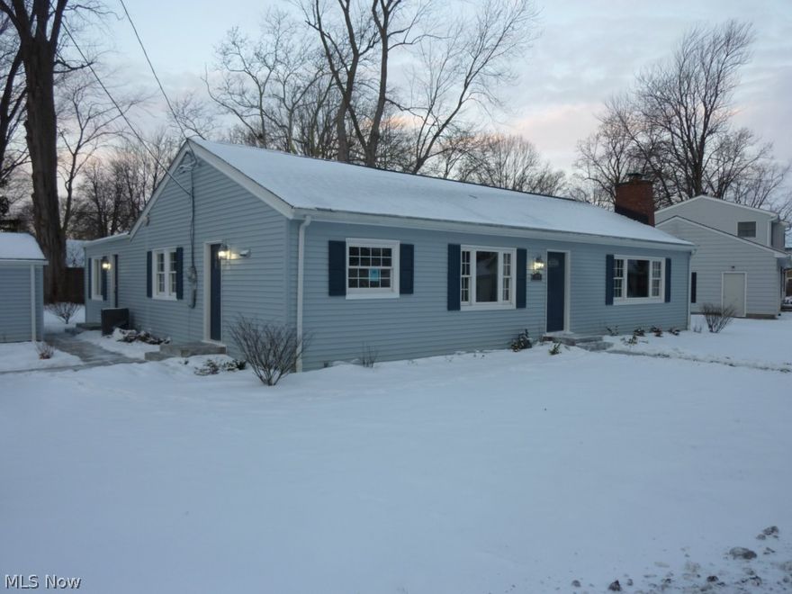 Gorgeous Remodeled Ranch with views of Lake Erie.Four bedrooms, 1.5 baths on double lot. You won't believe your eyes when you walk into this home, amazing!!!! New kitchen with new cabinets, below counter lighting, counters, laminate wood floor, lighting and new stainless steel range, dishwasher and microwave. Beautiful four bedrooms with fresh paint, carpet and light fixtures.  Huge Master with updated half bath. Spacious living room with new flooring, paint, even has a fireplace. Full bath offers new tub, surround, cabinets, toilet, lighting, tile floor.   New high efficiency central gas heat furnace with central air conditioning. New energy efficient 60 gal gas hot water heater.  Upgraded insulation in entire attic.  So many updates...This home has it all!!!  Outside 2.5 car garage with workshop, electric door opener.  New sidewalk to garage and driveway.  New landscaping and much much more....